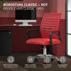 ML-Design Bürostuhl ergonomisch, Rot, 360° Drehstuhl mit Produktbild-Vorschau 2