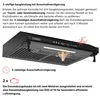 KB ELEMENTS Dunstabzugshaube unterbau 60cm, Unterbauhaube Produktbild-Vorschau 3
