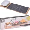 Set da portata per snack su vassoio in bambù, 30 x 10 cm Anteprima dell’immagine prodotto 4
