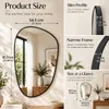 WISFOR, espejo decorativo para pared, diseño asimétrico, Vista previa de la imagen del producto 7
