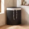 Kosz na pranie bambusowy, 60 L Podgląd zdjęcia produktu 2