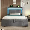 MODFU Letto imbottito 90x200, singolo con spazio Anteprima dell’immagine prodotto 2