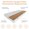 Detská posteľ 80x160 cm s matracom a zásuvkou, ochranou Náhľad obrázku produktu 5