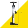 Dunlop Digitale Fahrradpumpe - Fahrrad Pumpe mit Digitalem Produktbild-Vorschau 3