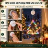 LED Fensterdeko Weihnachten 3er Set, Stern Weihnachtsbaum Produktbild-Vorschau 6