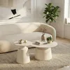 home24 Couchtisch - 2er-Set - Keramik / Metall - Cremeweiß Produktbild-Vorschau 7