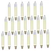 A collection of 21 candle-shaped light bulbs arranged in rows against a white background. Produktbild-Vorschau
