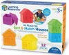 Learning resources, domki, figurki do nauki kolorów i Náhled obrázku produktu 6
