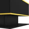 Merax Hochglanzer LED-Couchtisch mit Golddekor, Produktbild-Vorschau 11