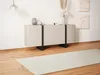 4-türige Kommode aus MDF - Beige und Schwarz - LUVONIA Produktbild-Vorschau 7