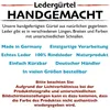 Gürtel Ledergürtel Schwarz 4cm breit Vollleder Jeansgürtel Produktbild-Vorschau 8