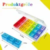 Tablettenbox 7 Tage - Pillendose 3 Große Fächer Produktbild-Vorschau 2