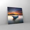 Bilder auf glas - Einteilig - Westen Sonne Boot - 40x40cm - Produktbild-Vorschau 4