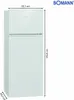 Bomann® Réfrigérateur avec compartiment congélation 206L | Voir les images du produit 13