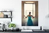 MuchoWow® Poster Frau öffnet Fenster 80x120 cm - Produktbild-Vorschau 3