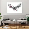 Bilder auf glas - Moose Bunt Kopf Abbildung - 100x70cm - Produktbild-Vorschau 6