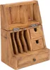 BÜRO ORGANIZER "CASE" | Mahagoni Holz, 48 cm | Tisch Produktbild-Vorschau 1