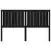 vidaXL Kopfteil Schwarz 165,5x4x100 cm Massivholz Kiefer Produktbild-Vorschau 3
