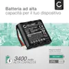 CELLONIC Batteria compatibile con Marshall Kilburn 1, Anteprima dell’immagine prodotto 2