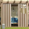 8 Stück Outdoor Vorhänge Aussenvorhang Outdoor Gardinen Produktbild-Vorschau 1