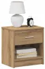 vidaXL Nachttisch mit Schublade Artisan-Eiche 39x28x41 cm Produktbild-Vorschau 3