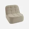 sweeek - Sessel mit strukturiertem Bouclébezug - Beige Produktbild-Vorschau 1