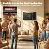 Elektronische Dartscheibe E Dartboard mit Türen Holzoptik Produktbild-Vorschau 4