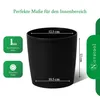 Novaliv Stilvolle Kräuterstation 3er Set mit Holzunterlage Produktbild-Vorschau 3
