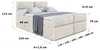 ALTDECOR Boxspringbett mit Fußteil, 2 Matratzen und Topper Produktbild-Vorschau 7