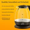 T24 Borosilikatglas Wasserkocher mit LED 1100 Watt 1 Liter Produktbild-Vorschau 3