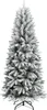 vidaXL Sapin de Noël artificiel enneigé 180 cm PVC&PE Voir les images du produit 13