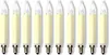 A row of ten candle-shaped light bulbs. Produktbild-Vorschau