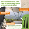KESSER® Alu Ampelschirm Sonnenschirm + Abdeckung Ø300 cm / Produktbild-Vorschau 7