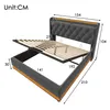 Flieks Polsterbett 140x190cm mit Ladefunktion (USB&Typ-c), Produktbild-Vorschau 4