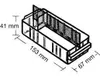 Raaco Ersatzschublade Typ150-1 B67xT153xH41 mm, transparent Produktbild-Vorschau 5