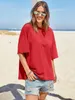 Locker sitzendes Damen-T-Shirt, kurze Ärmel, Produktbild-Vorschau 4