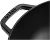 Staub 1312923, Rund, Wok-/Bratpfanne, Schwarz, Metall, 4,4 Produktbild-Vorschau 3