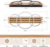 ZMH LED Deckenleuchte Dimmbar Holz Deckenleuchten Produktbild-Vorschau 7