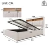 okwish Polsterbett 160×200 mit verstellbarem Kopfteil und Produktbild-Vorschau 9