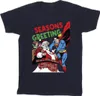 DC Comics - T-Shirt für Herren BI45409 (M) (Marineblau) Produktbild-Vorschau 1
