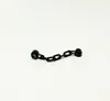 A black LEGO chain with two connectors on a white background. Podgląd zdjęcia produktu