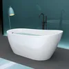Mai & Mai freistehende Acryl-Badewanne Oval Standbadewanne Produktbild-Vorschau 4