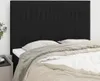 The Living Store Kopfteile 4 Stk. Schwarz 72x5x78/88 cm Produktbild-Vorschau 2