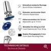 HOOZ® Möbelfüße Chrom 150 mm 4er Set [HÖHENVERSTELLBAR] Produktbild-Vorschau 3