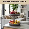 eluno Obstetagere, Brotkorb rund 2-stöckig, Obstschale, Produktbild-Vorschau 3