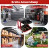 COSTWAY Werkstatthocker mit Rollen, Schublade & Ablage, Produktbild-Vorschau 8