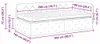 vidaXL Eckbettgestell Weinrot 100 x 200 cm Stoff Produktbild-Vorschau 8