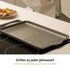 Hoffmann Grillplatte 2in1 eckig 49x29 cm Aluguss Antihaft Produktbild-Vorschau 5