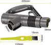 A diagram showing a vacuum cleaner handle and a small brush with dimensions indicated. Produktbild-Vorschau
