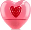A pink heart-shaped perfume bottle with a red heart detail on the front. Podgląd zdjęcia produktu